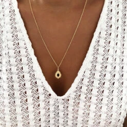 Collier "Aicha" Plaqué Or