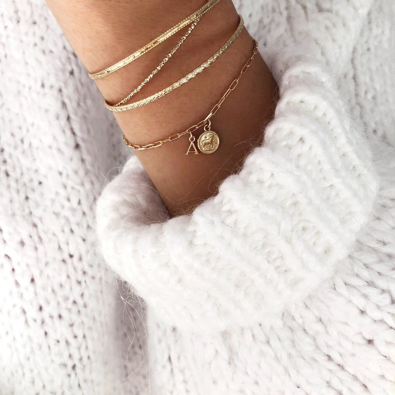 Bracelet "Idylle" Astro Plaqué Or – Image 3