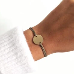 Bracelet "Médaille" Doré