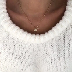 Collier "Astrum" Plaqué Or