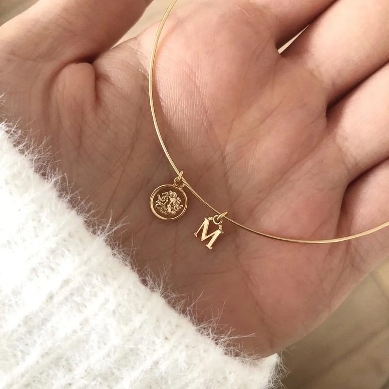 Jonc "Mey" Astro Plaqué Or