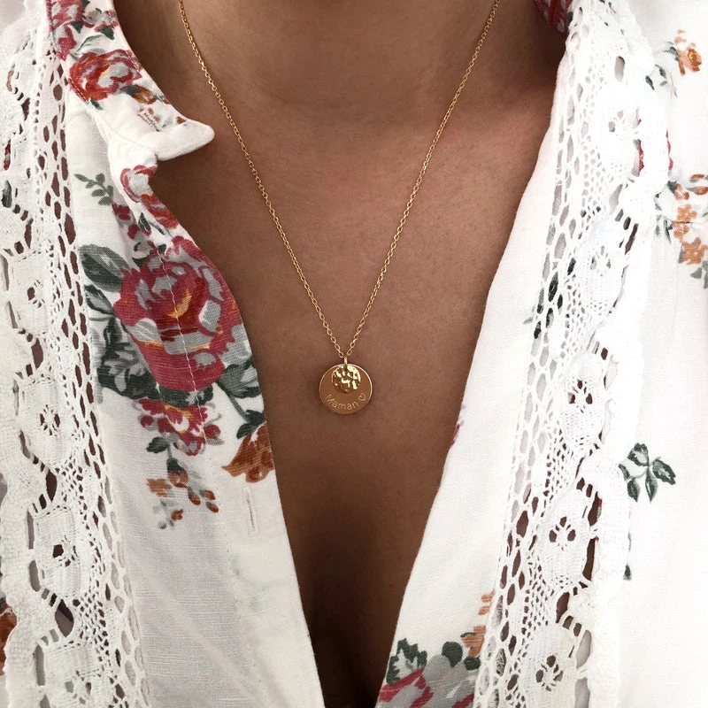 Collier "Eddi" Plaqué Or – Image 2