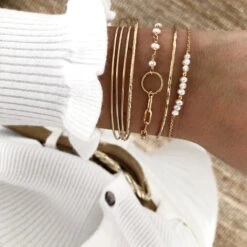 Bracelet "Dolly" Plaqué Or