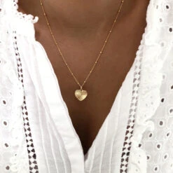 Collier "Lovy" Plaqué Or