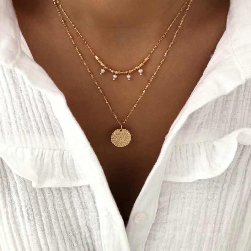 Collier "Maena" Plaqué Or – Image 2