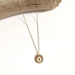 Collier "Folia" Plaqué Or