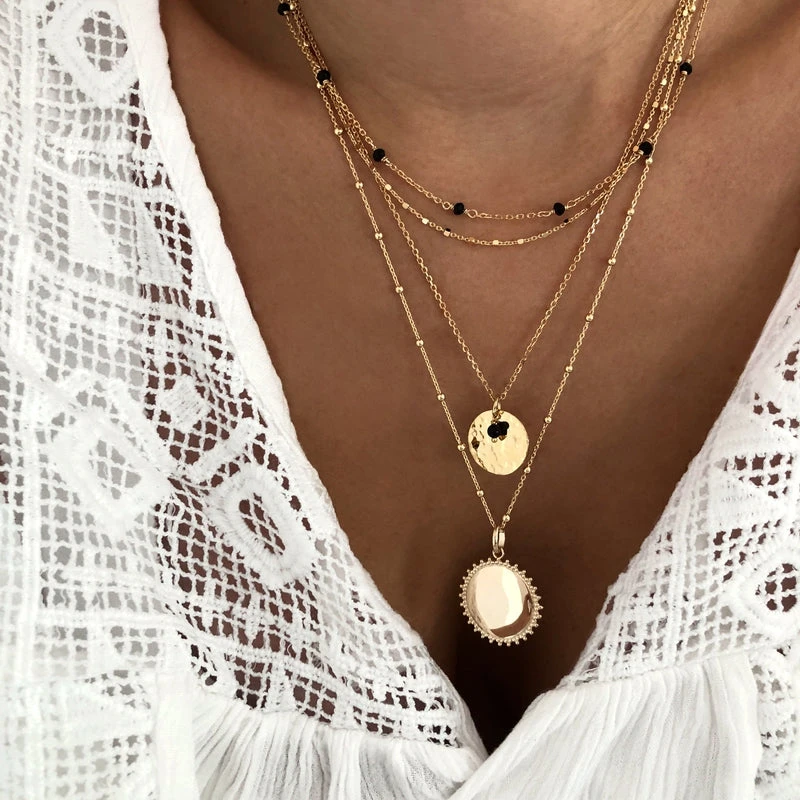 Collier "Iona" Plaqué Or – Image 2