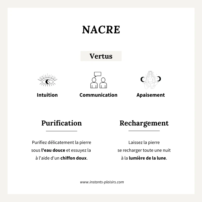 Charm "Ava" Nacre Plaqué Or – Image 17