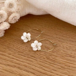 Créoles "Katell" Acier