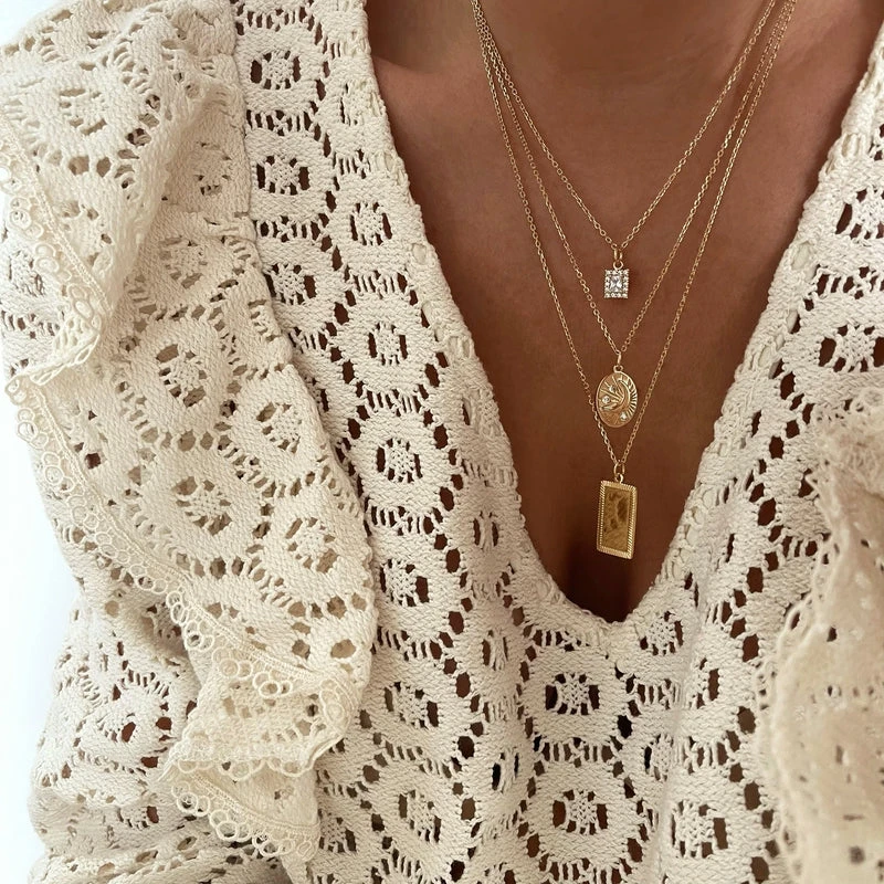 Collier "Angèle" Plaqué Or – Image 2