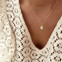 Collier "Angelique" Plaqué Or