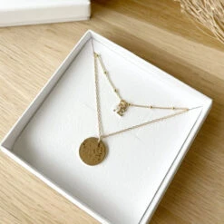 Coffret "Swan" Plaqué Or