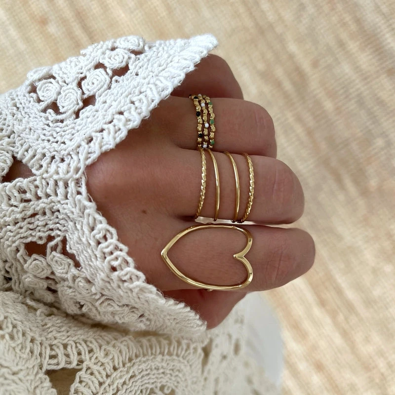 Bague "Mandy" Acier – Image 3