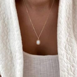 Collier "Amalia" Plaqué Or