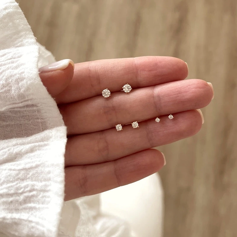 Boucles D'oreilles "Dani" Plaqué Or