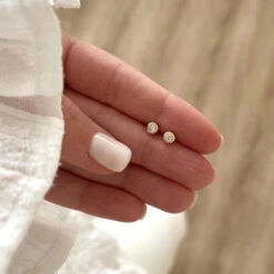 Boucles D'oreilles "Bree" Plaqué Or