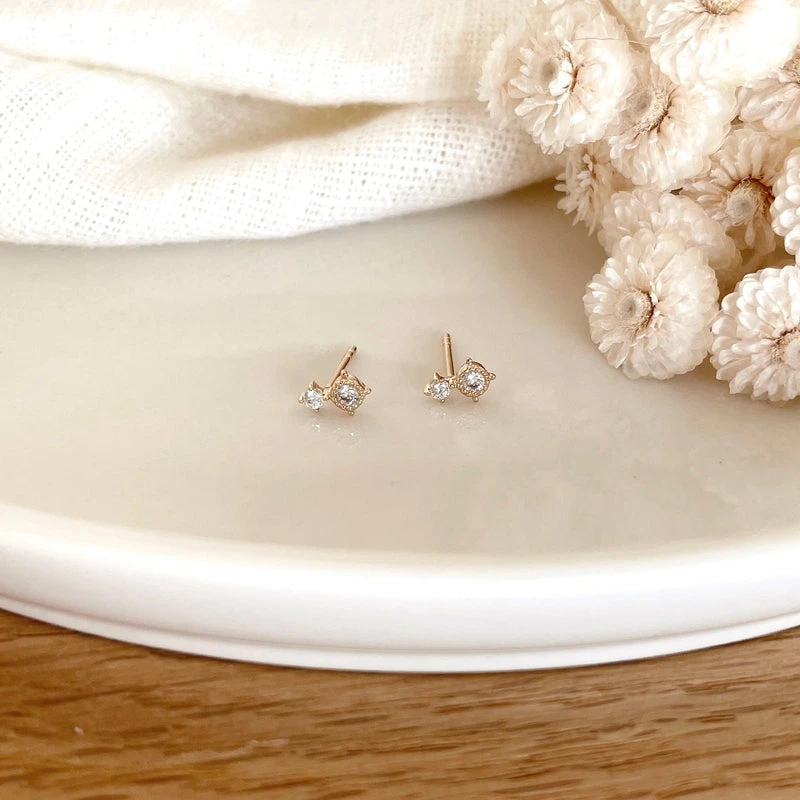 Boucles D'oreilles "Erwin" Plaqué Or – Image 2