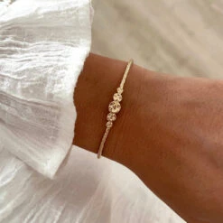 Jonc "Pia" Plaqué Or