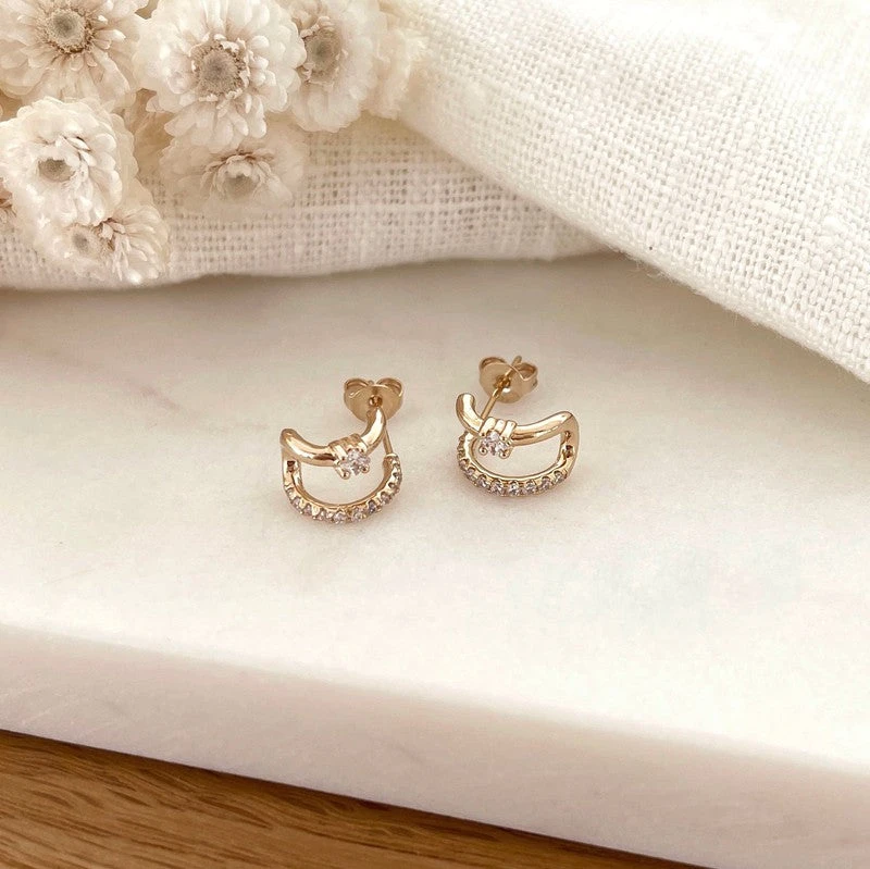 Boucles D'oreilles "Samira" Plaqué Or – Image 2