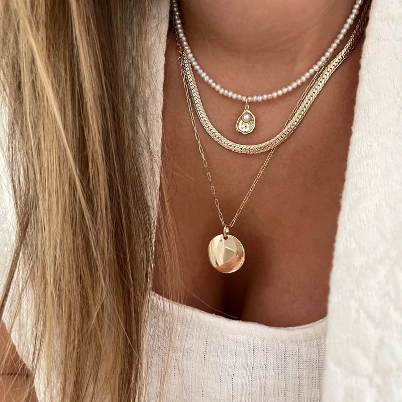 Collier "Adeline" Plaqué Or – Image 2