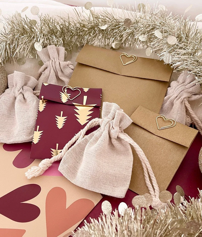 BOX DE NOËL - Acier Inoxydable Doré