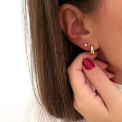 Créoles "Cali" Plaqué Or