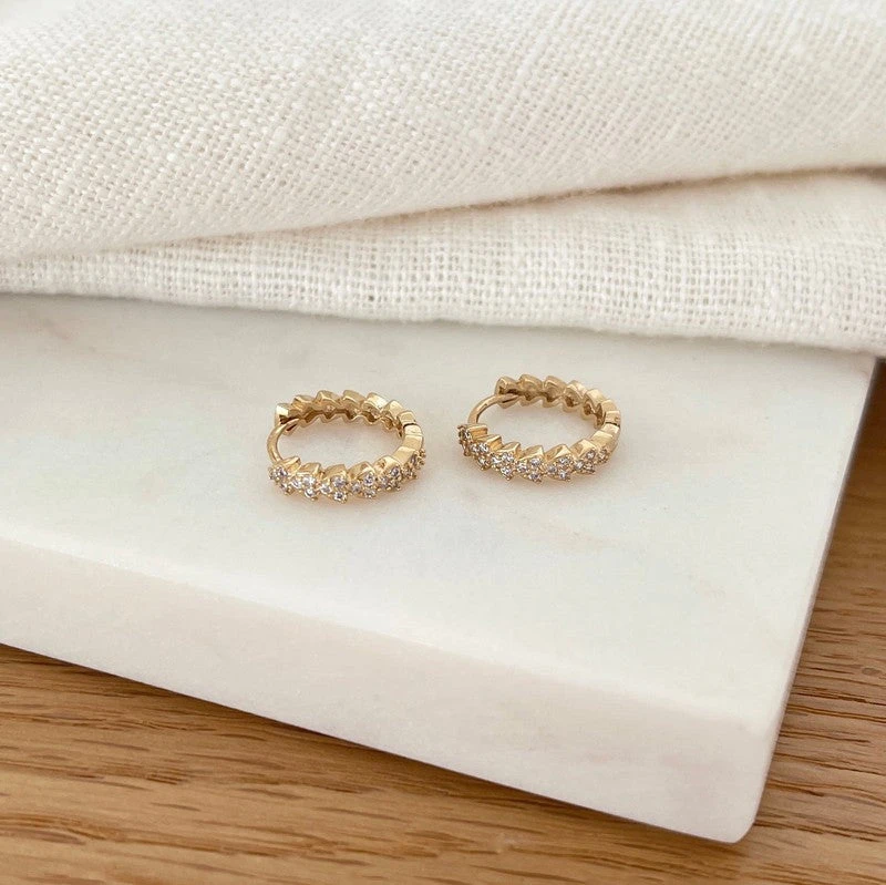 Créoles "Abay" Plaqué Or