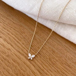 Collier "Romy" Plaqué Or