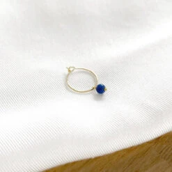Mono Boucle "Lucy" Sodalite Plaqué Or