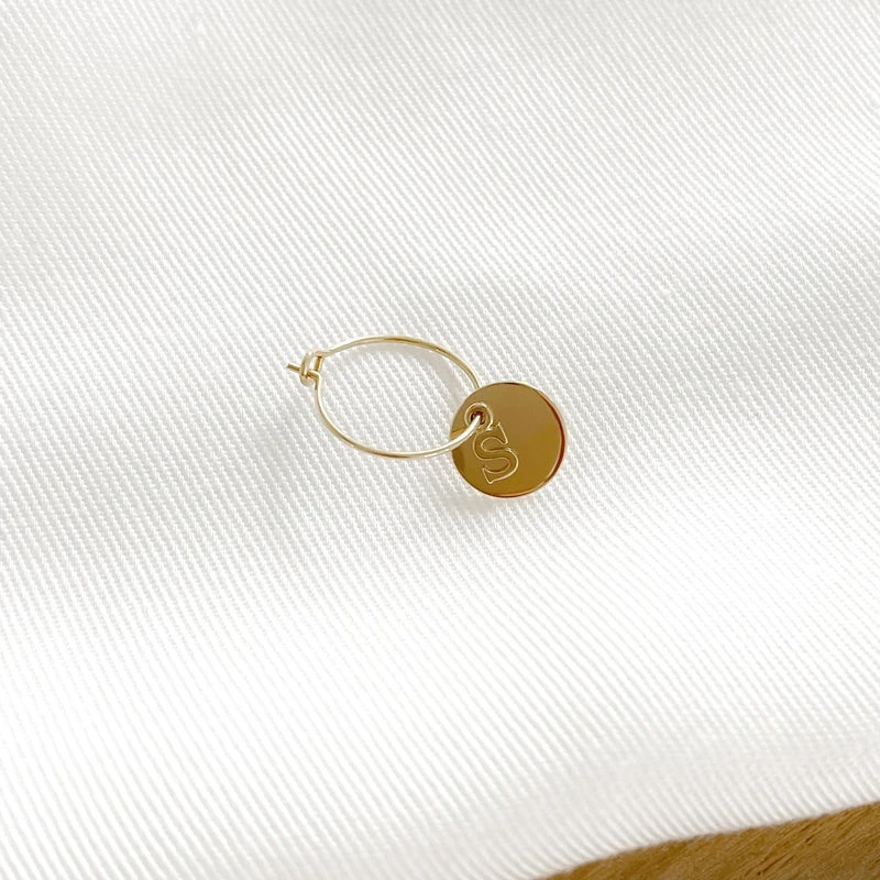 Mono Boucle "Omega" Plaqué Or – Image 2