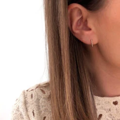 Mini Créoles "Lino" Plaqué Or