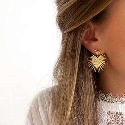 Boucles D'oreilles "Paulina" Acier