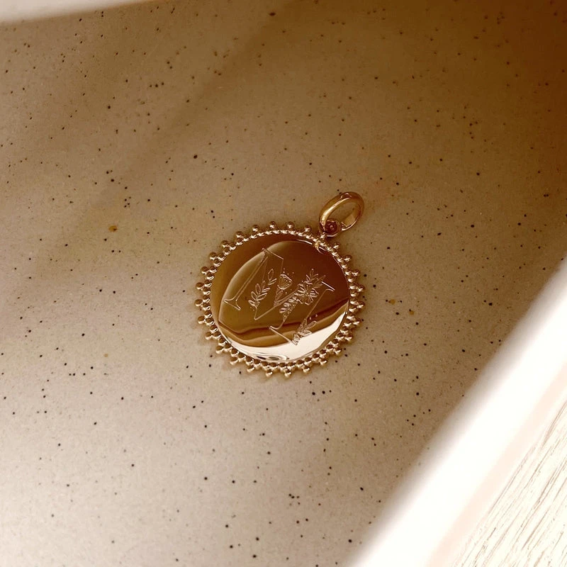 Pendentif "Slorie" Plaqué Or – Image 3