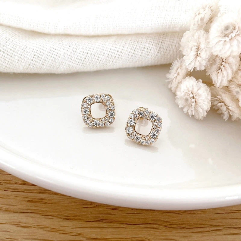 Boucles D'oreilles "Laurie" Plaqué Or – Image 2