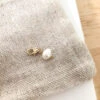 Charm "Perle D'eau Douce" Plaqué Or