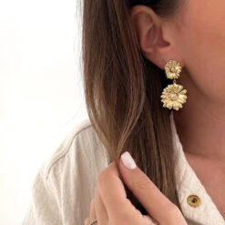 Boucles D'oreilles "Lamia" Acier