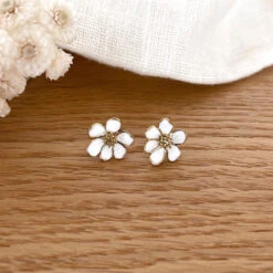 Boucles D'oreilles "Alizéa" Acier