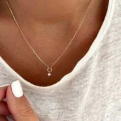 Collier "Alina" Plaqué Or