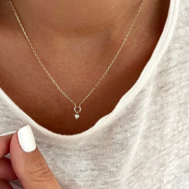 Collier "Alina" Plaqué Or