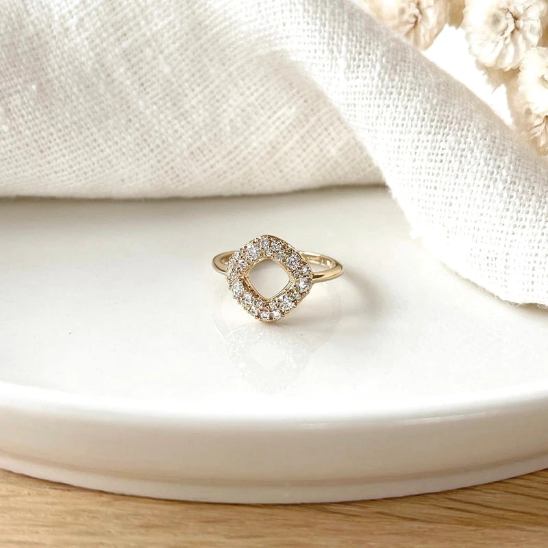 Bague "Laurie" Plaqué Or – Image 2