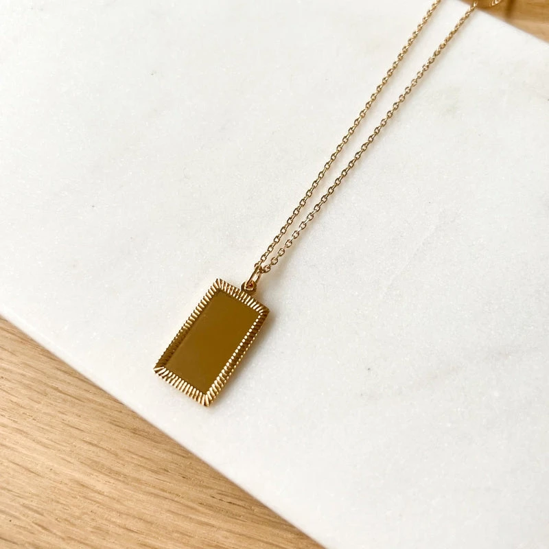 Collier "Angèle" Plaqué Or