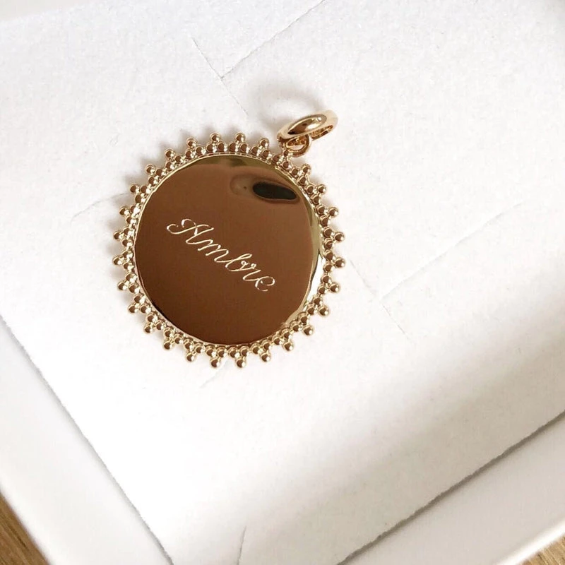 Pendentif "Sona" Plaqué Or – Image 2