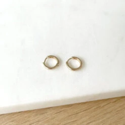 Mini Créoles "Lua" Plaqué Or