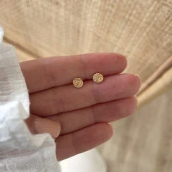 Boucles D'oreilles "Marisa" Plaqué Or