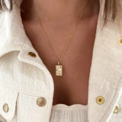 Collier "Luciana" Plaqué Or