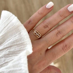 Bague "Emir" Plaqué Or