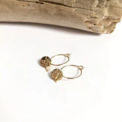 Créoles "Salomé" Plaqué Or