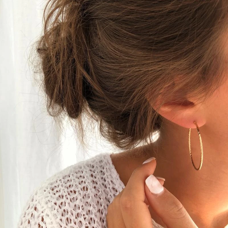 Créoles "Jainiss" Plaqué Or – Image 2