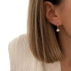 Créoles "Dooce" Plaqué Or