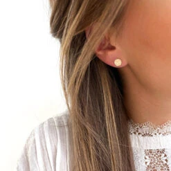 Boucles D'oreilles "Mady" Plaqué Or
